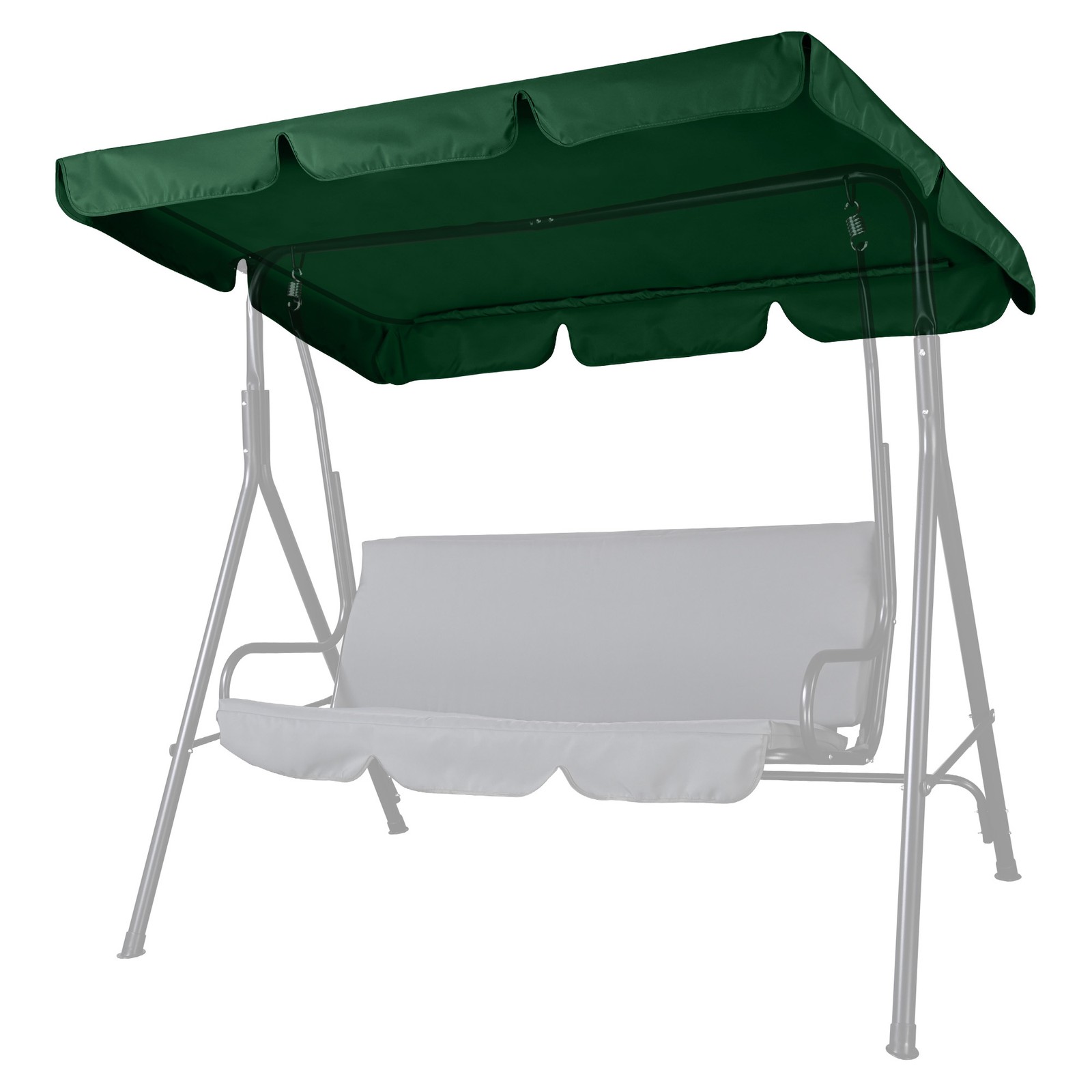 76"X44" Replacement Swing Canopy Cover Top Patio Garden Seat Outdoor Furniture