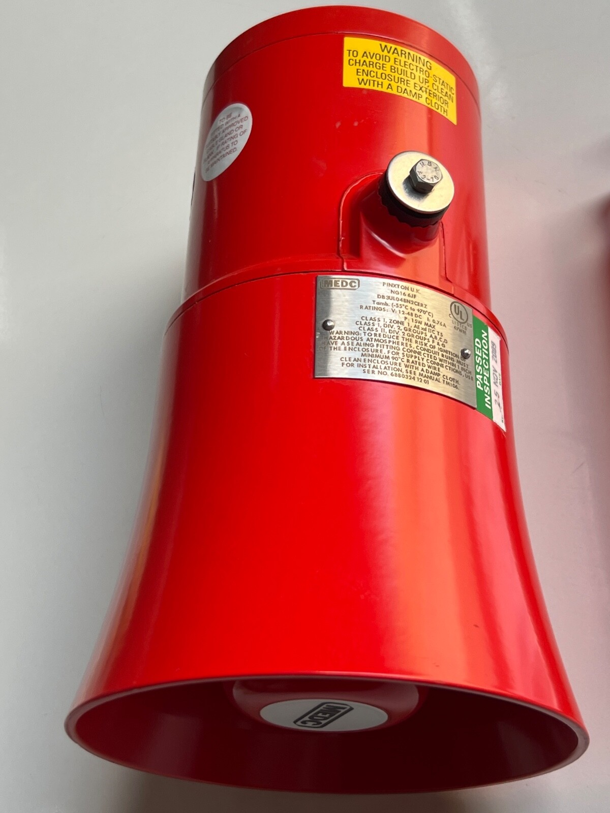 COOPER MEDC DB3UL048N2CERZ SPEAKER HORN BELL ALARM DEVISE