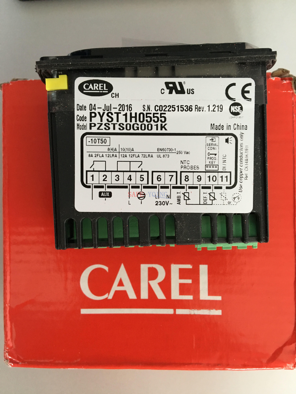 1PCS New CAREL PYST1H0555 PZSTS0G001K PZSTSOG001K Temperature Controller#