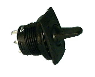 Philmore 30-10322, SPDT ON-ON, Round Paddle Lever Toggle Switch 6A@125V AC