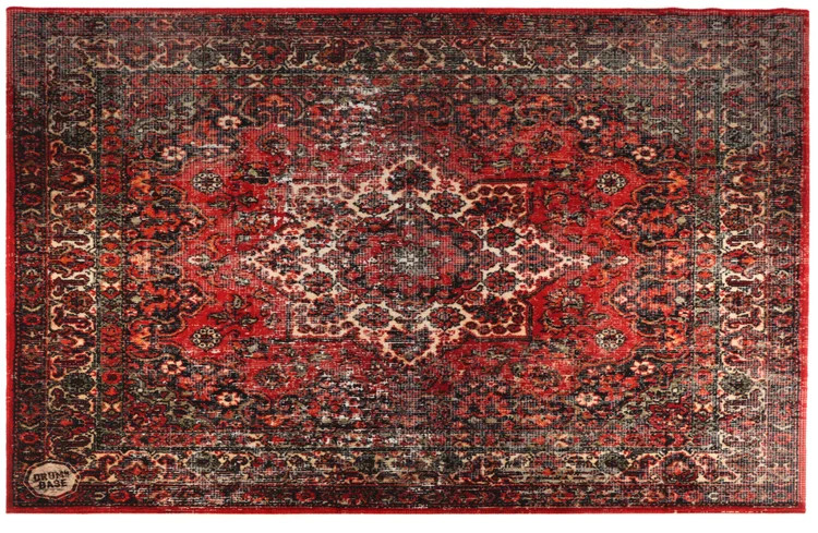 Drum N Base Vintage Persian-style Stage Rug - Original Red