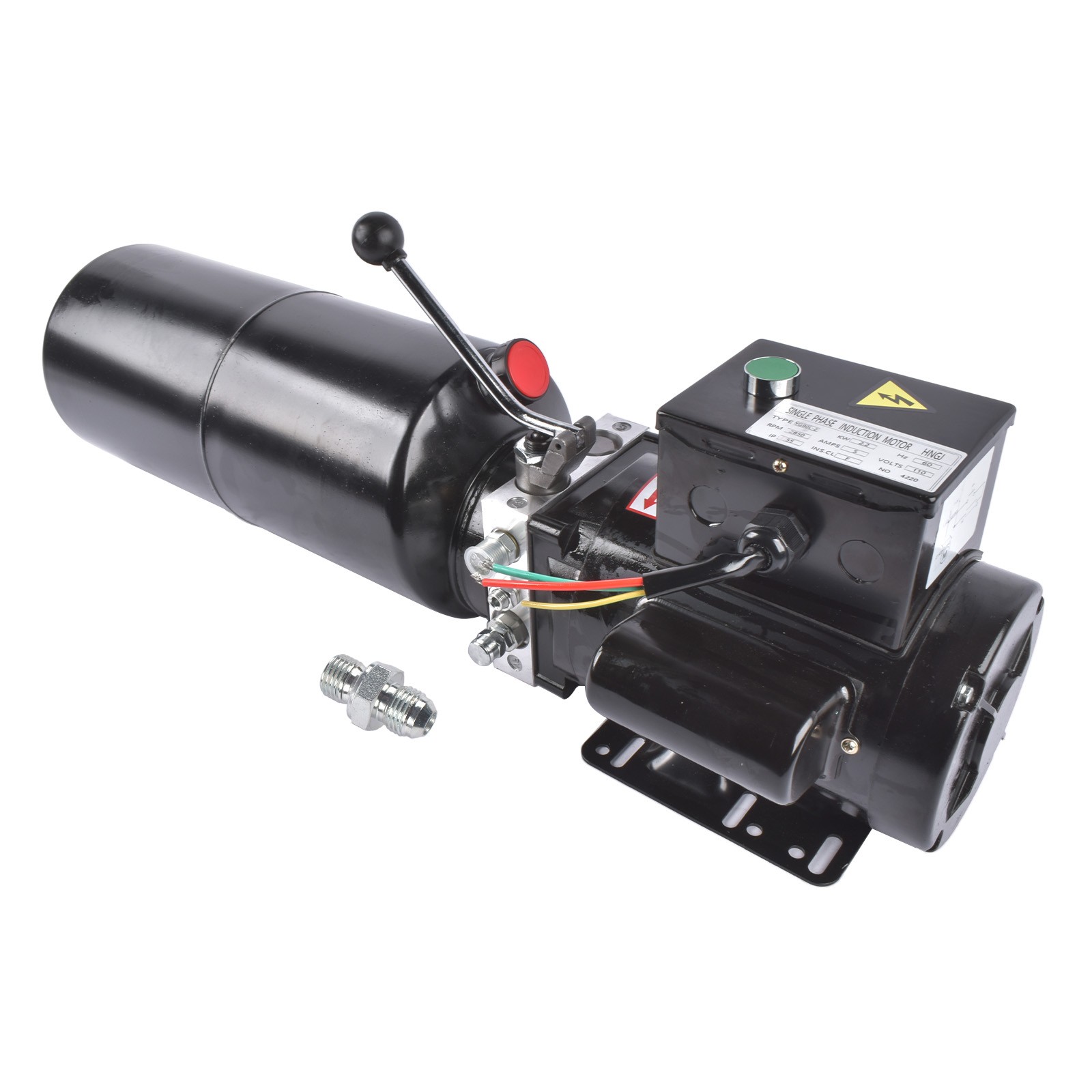 Car Lift Hydraulic Pump Power Unit 2.5 Gal/10 Quart 110V 3400 RPM 2.2 KW 1.7 GPM