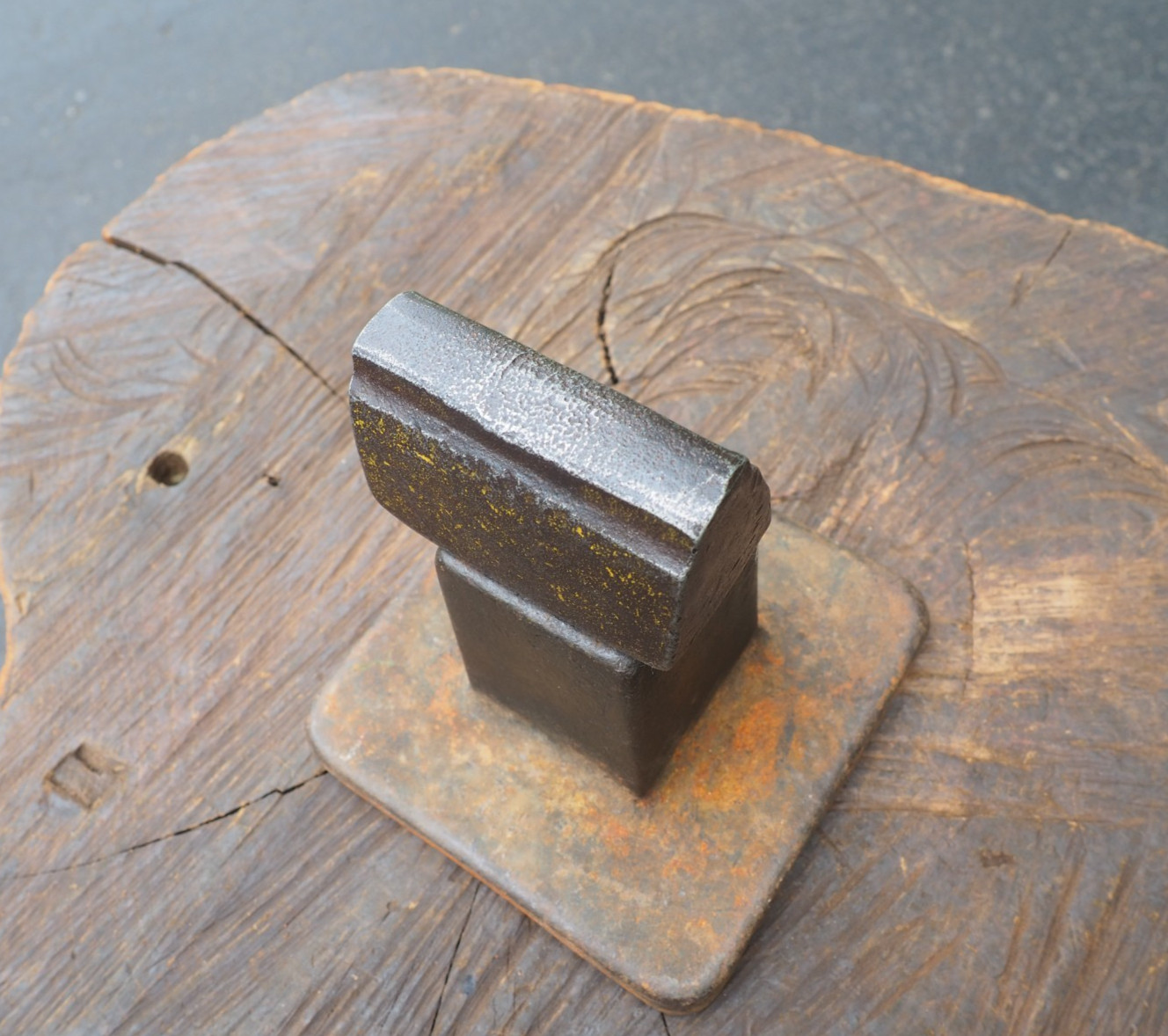 NICE 3/4" BOTTOM FULLER 7/8" HARDY BLACKSMITH ANVIL FORGE BLADESMITH KNIFE TOOL