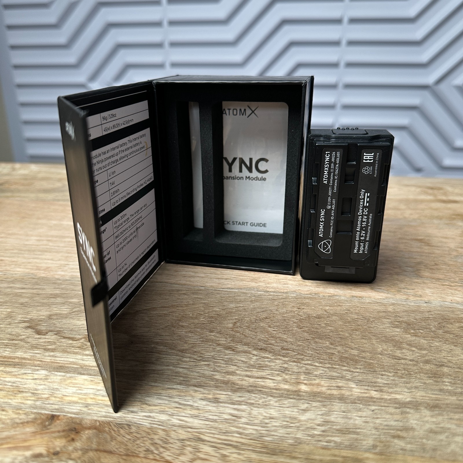 Atomos AtomX SYNC Module for Timecode and Battery Hot Swaps on Ninja V/V+/Ultra