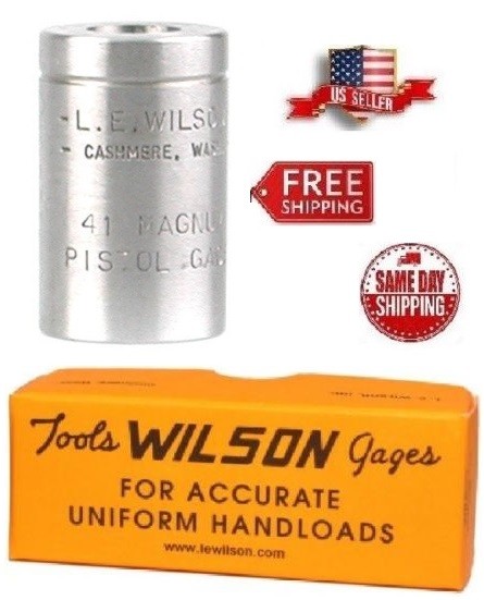 L.E. Wilson Max Cartridge Gauge for 41 Mag NEW! # # PMG-41M