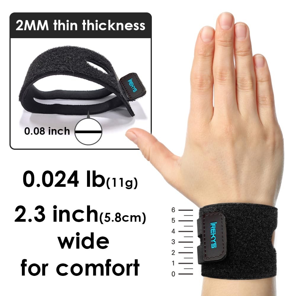 Closed-Loop Neoprene Wrist Wrap – Lightweight, Breathable Compression Support...