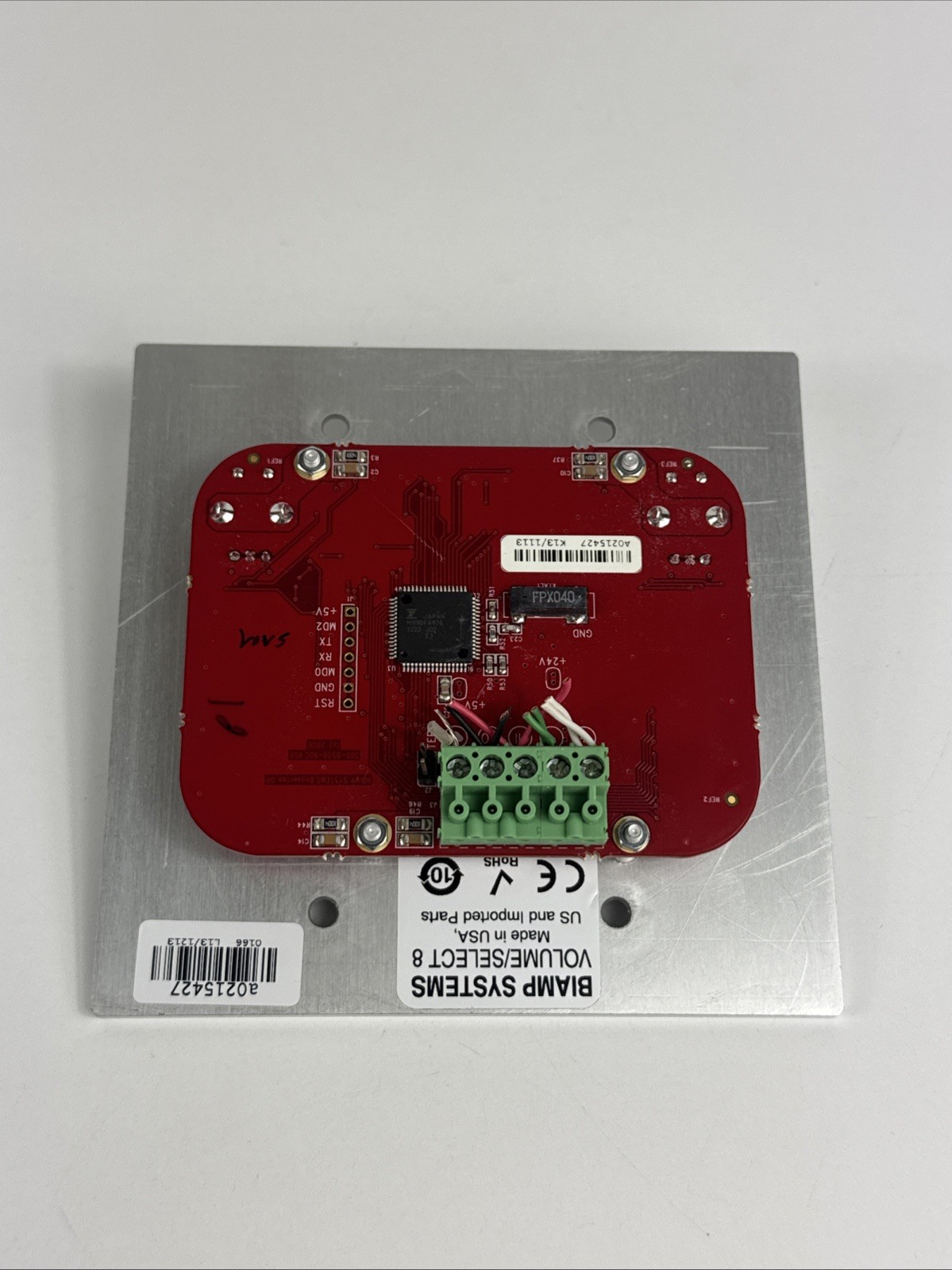 BIAMP VOLUME/SELECT 8 Control Module Used Working