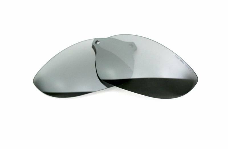 NIKE ODEON SWIFT REPLACEMENT SUNGLASS LENSES IN DARK GREY W/SILVER FLASH EV0232