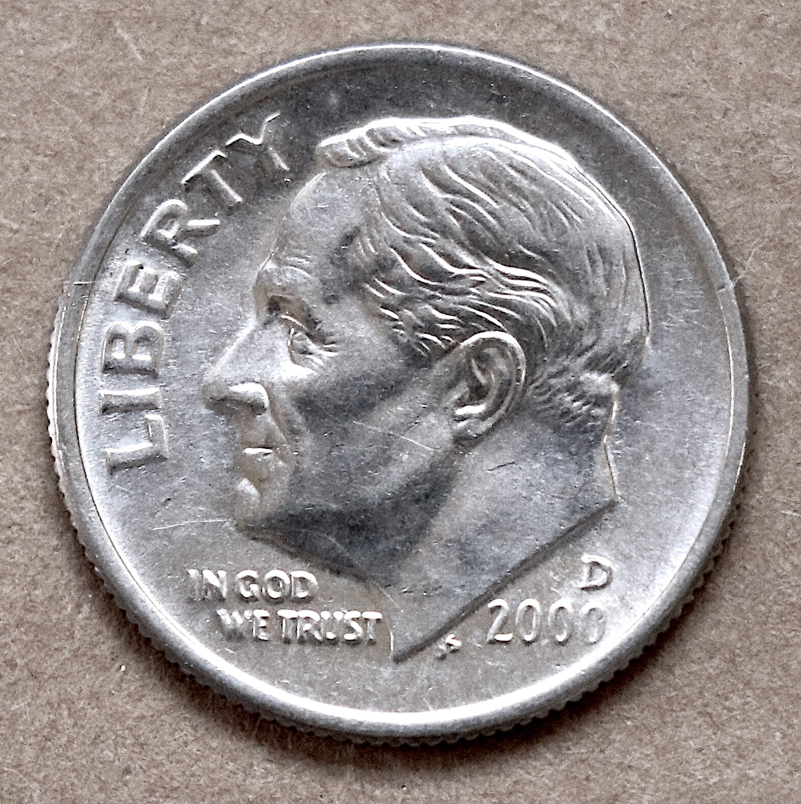 2000 D Roosevelt Dime BU