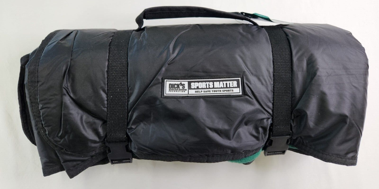 DSG Water-Resistant Stadium Blanket 58"x72" Soft Comfortable Fleece Solid Green