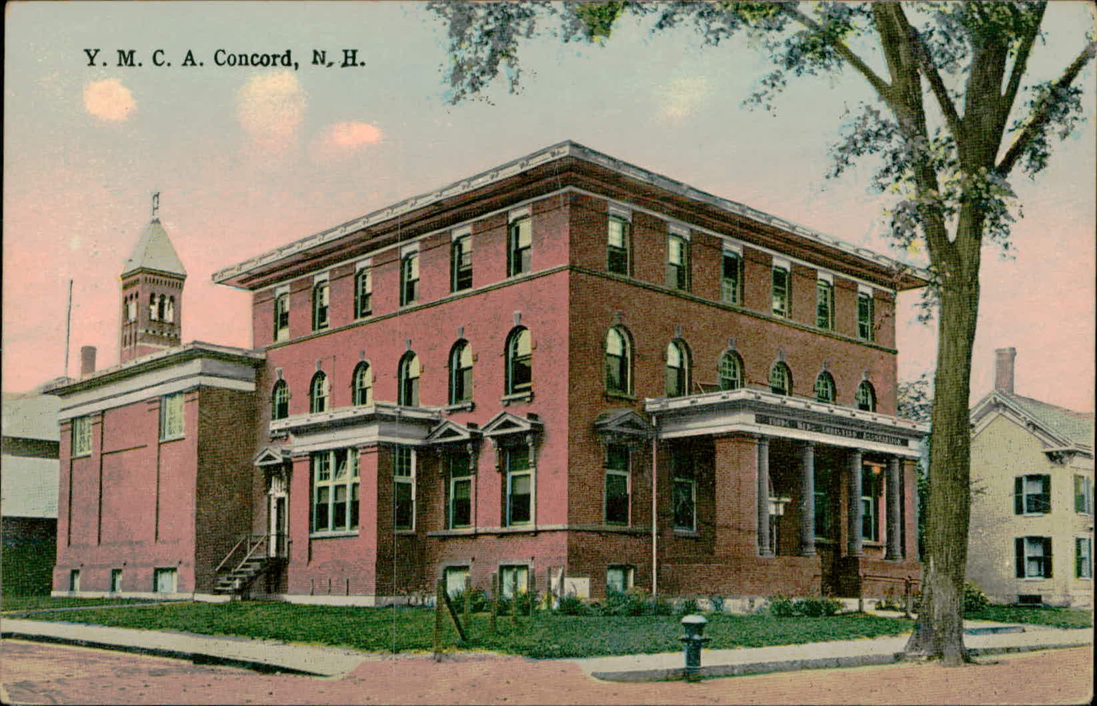 Postcard: Y. M. C. A. Concord, N, H.
