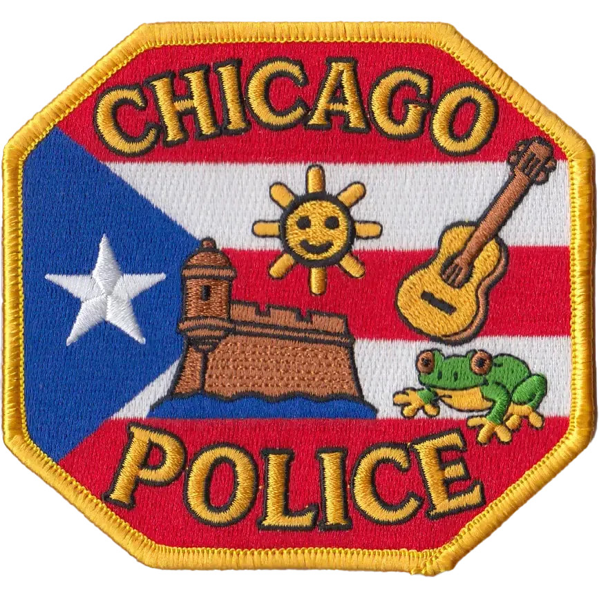 CHICAGO POLICE HERITAGE SERIES PATCH: Puerto Rican
