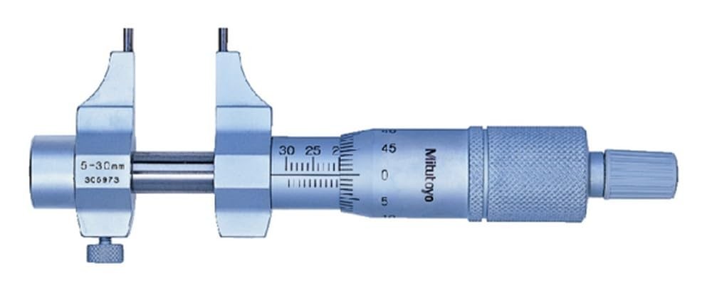 Mitutoyo 145-185 Vernier Inside Micrometer, Caliper Type, 5-30mm 50-63mm