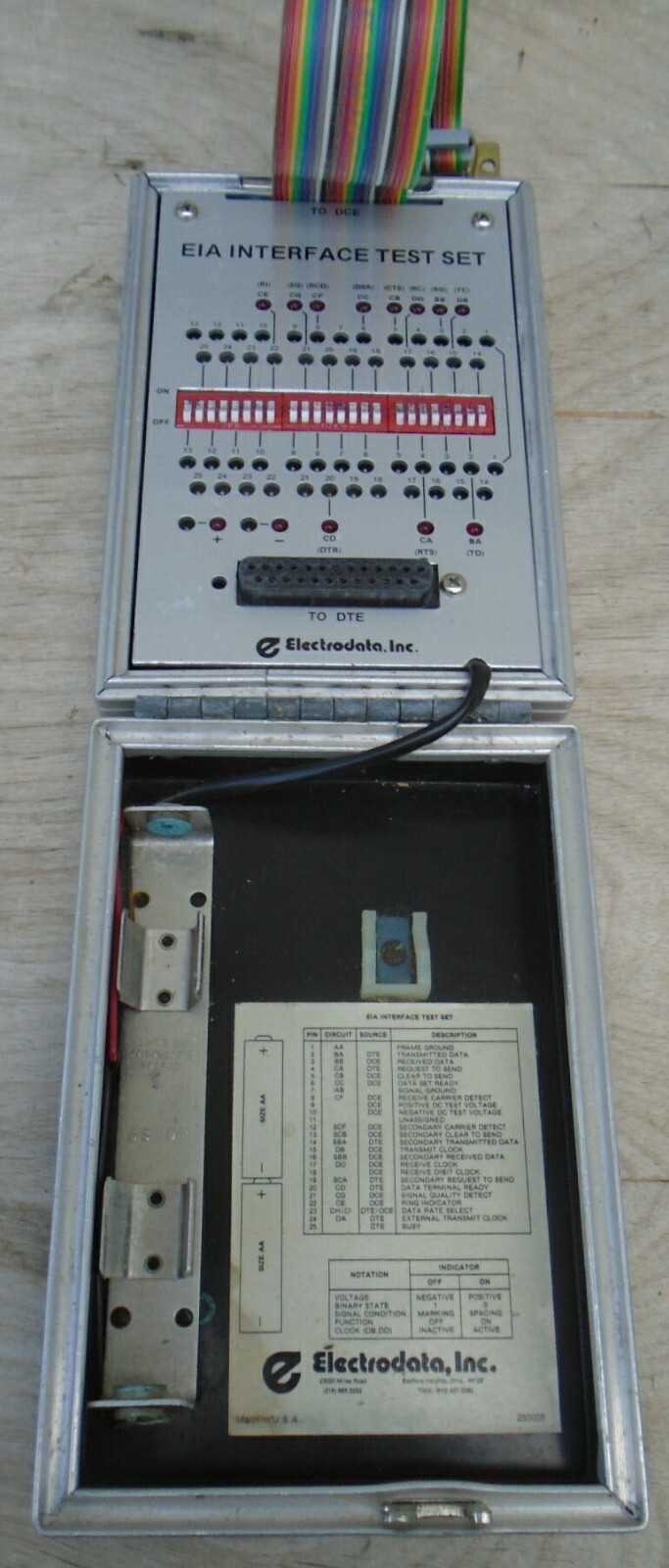 Electrodata EIA Interface Test Set DCE DTE / FREE SHIP