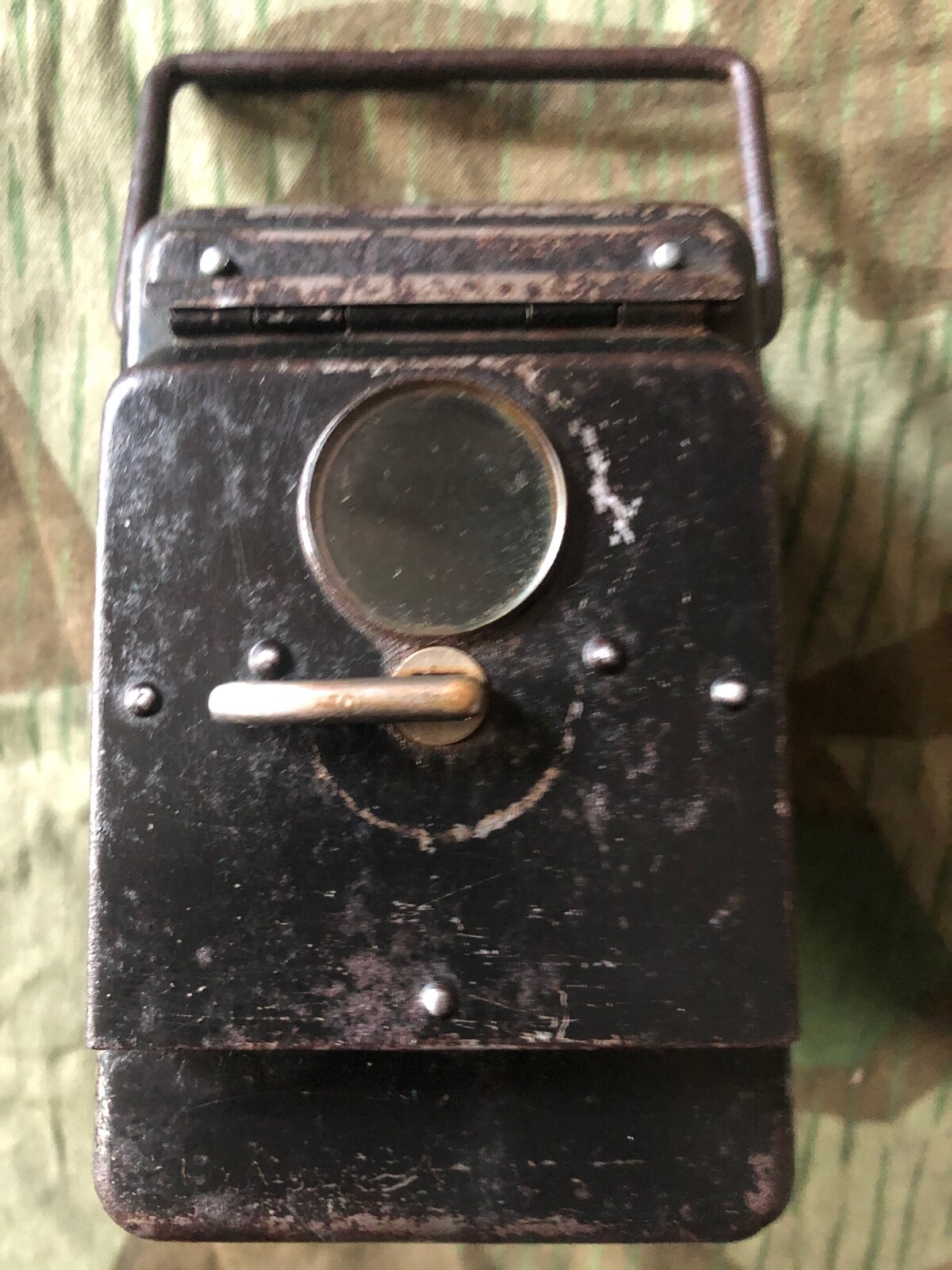 WW2 WWII GERMAN TORCH FLASHLIGHT LATERN DAIMON WEHRMACHT FIELD ORIGINAL