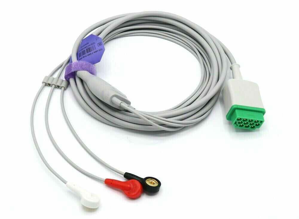 GE Marquette Veterinary Accessories Bundle Cuff Hose SpO2 ECG Temperature