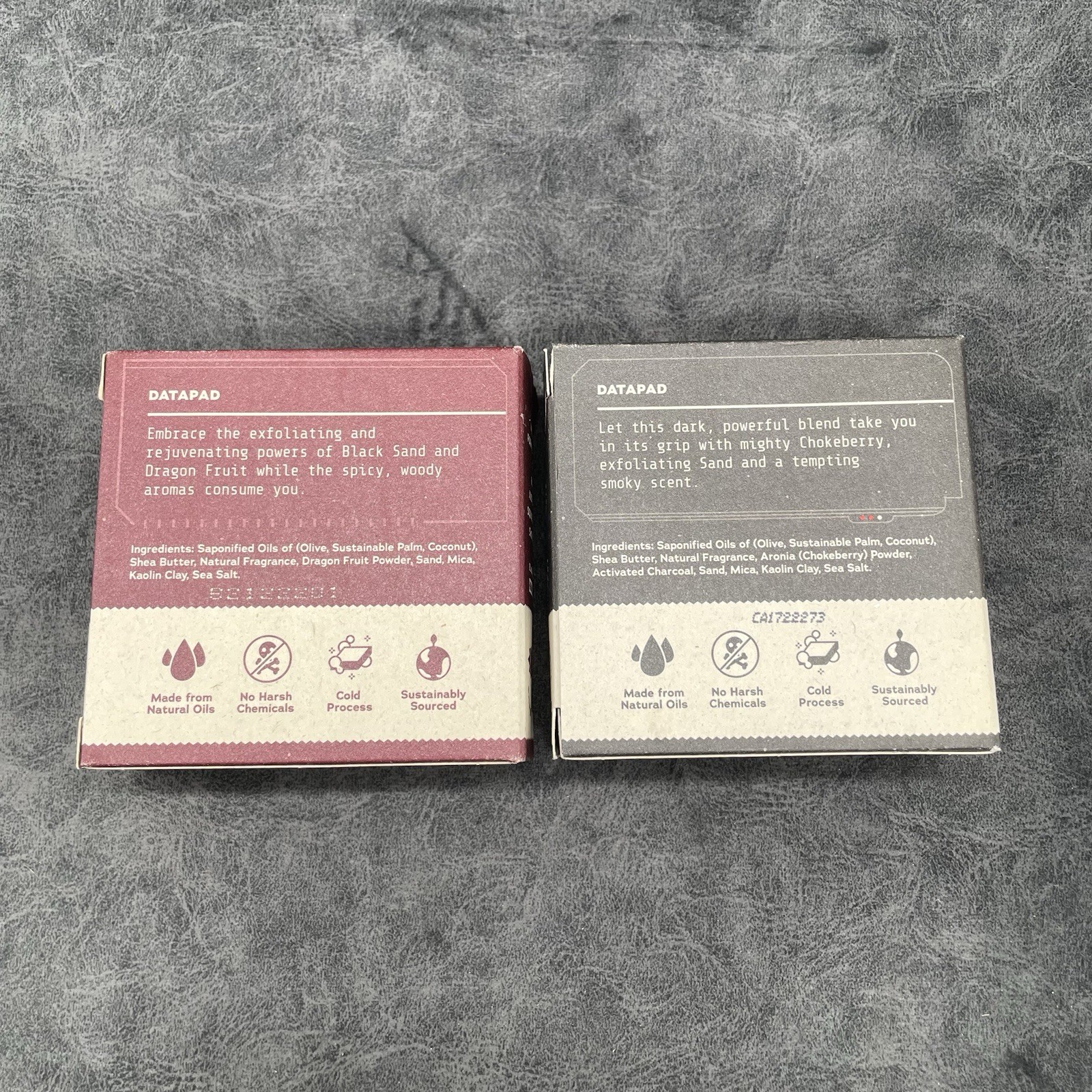 DR. Squatch Set Star Wars Dark Side Scrub & Ruthless Rinse Natural Soap