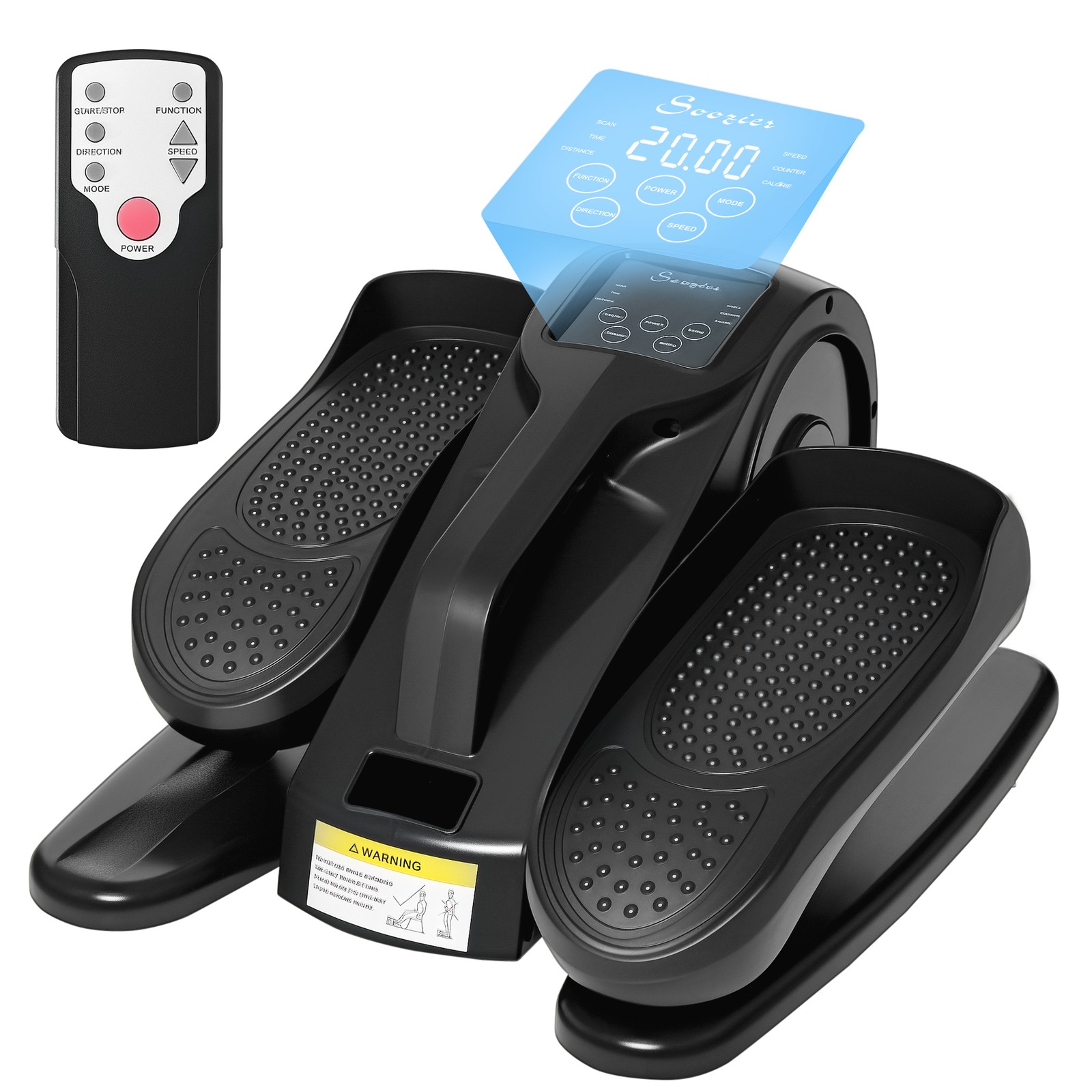 Foot Pedal Exerciser Mini Rehabilitation Bike w/ Remote and LCD Display