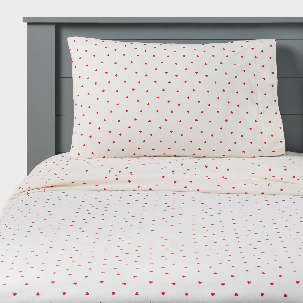 Full Heart Kids' Cotton Sheet Set - Pillowfort