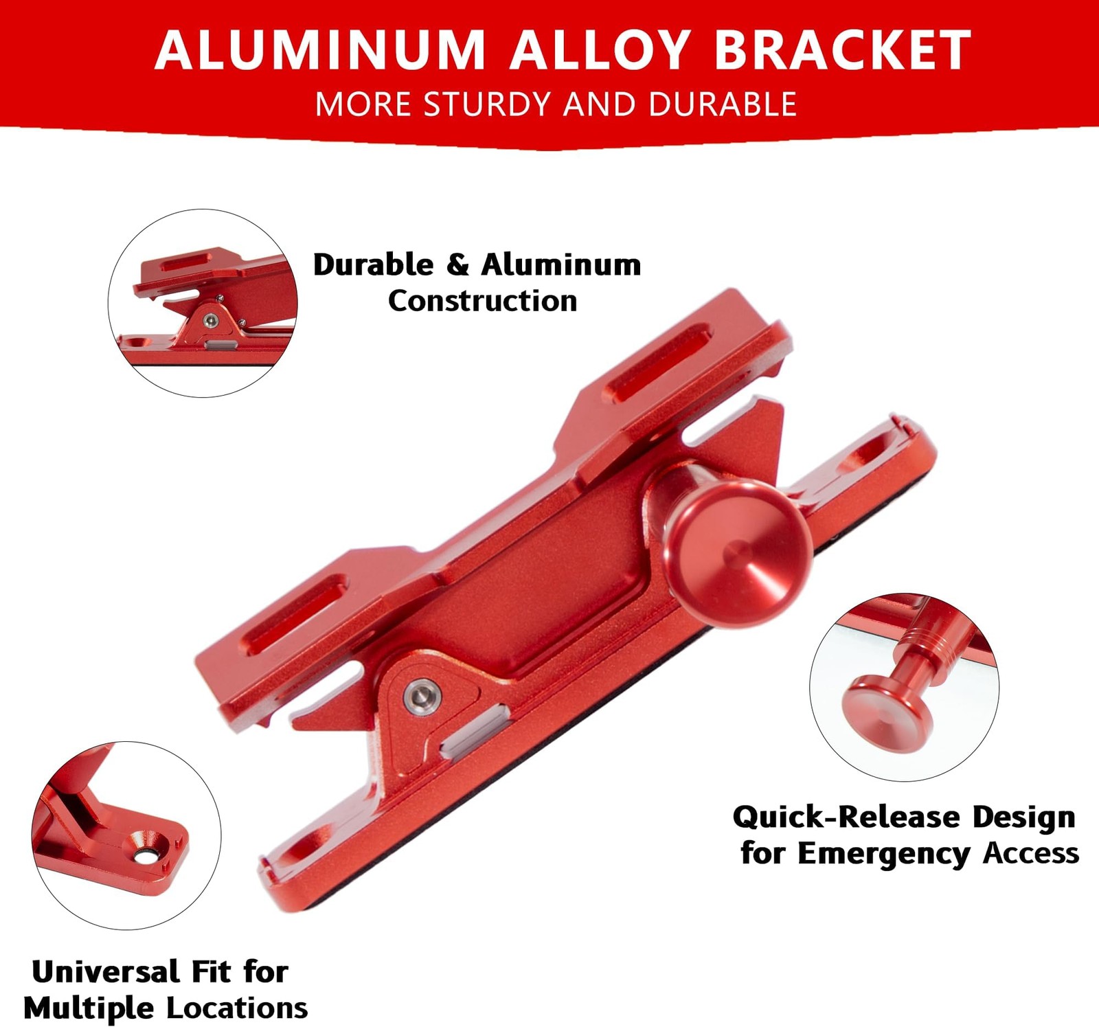 Aluminum Quick Release Fire Extinguisher Mount for 1-10LB Extinguisher | Fit ...