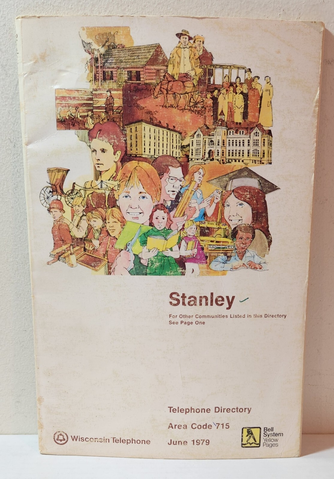 1979 Wisconsin telephone book; Stanley, Chippewa, Clark county phone