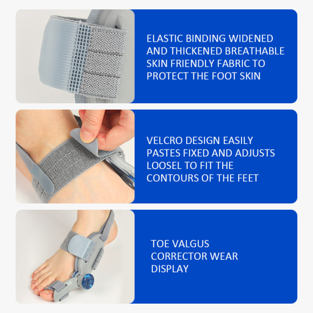 Bunion Fix Toe Valgus Corrector Adjustable Orthopedic Splints for Left and Right