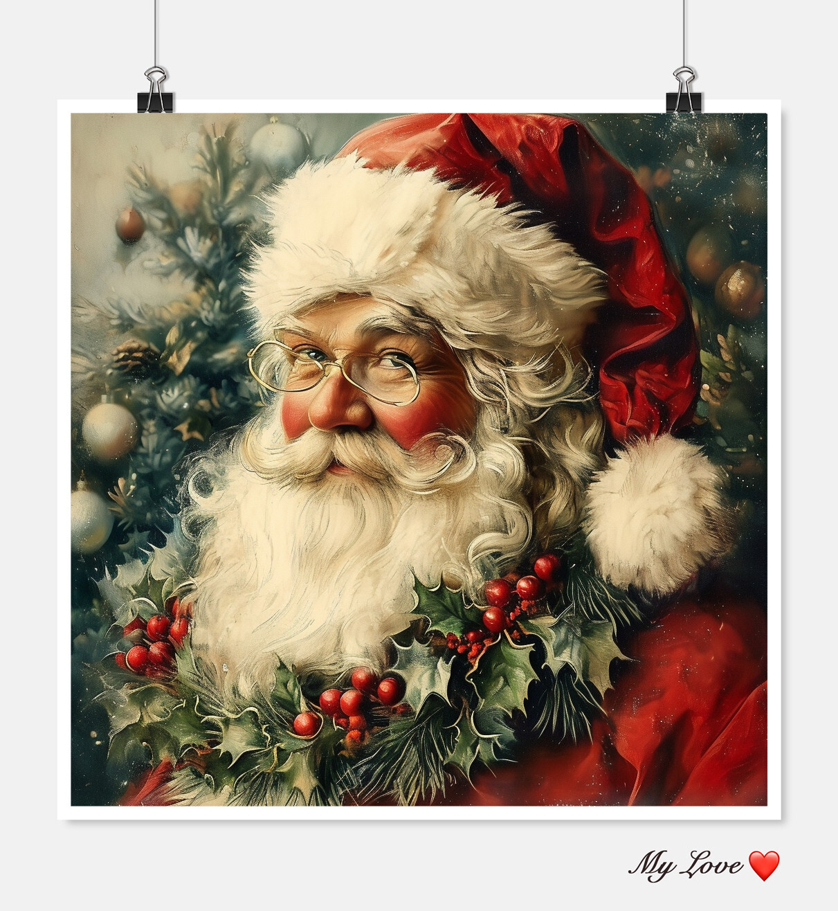 Santa Claus 69 - DIY Chart Counted Cross Stitch Patterns Needlework DMC Color
