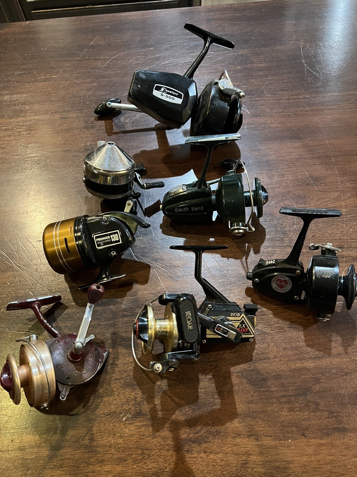 lot of 7 fishing reels vintage