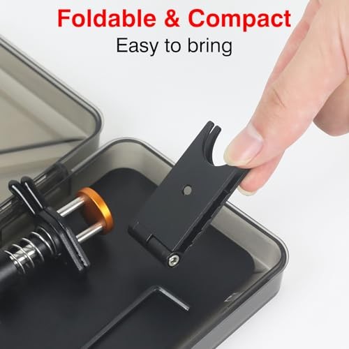 Mini Soldering Iron Stand, Adjustable Angle, Foldable No magnet in the base
