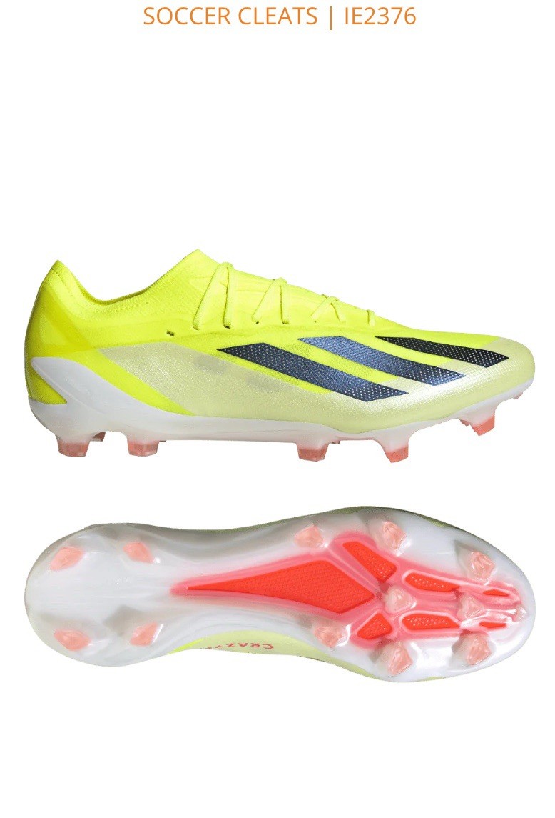 IE2376 Men’s 7 adidas X Crazyfast Elite FG Soccer Cleats - 'Solar Energy Pack'