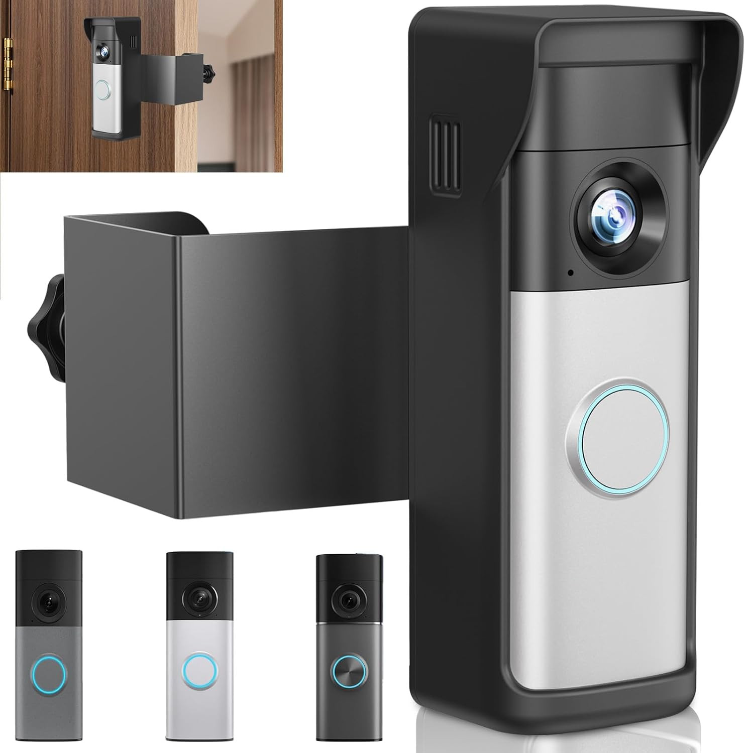 Anti-Theft Doorbell Mount Compatible with Ring Newest 2026 Battery Doorbell/Plus
