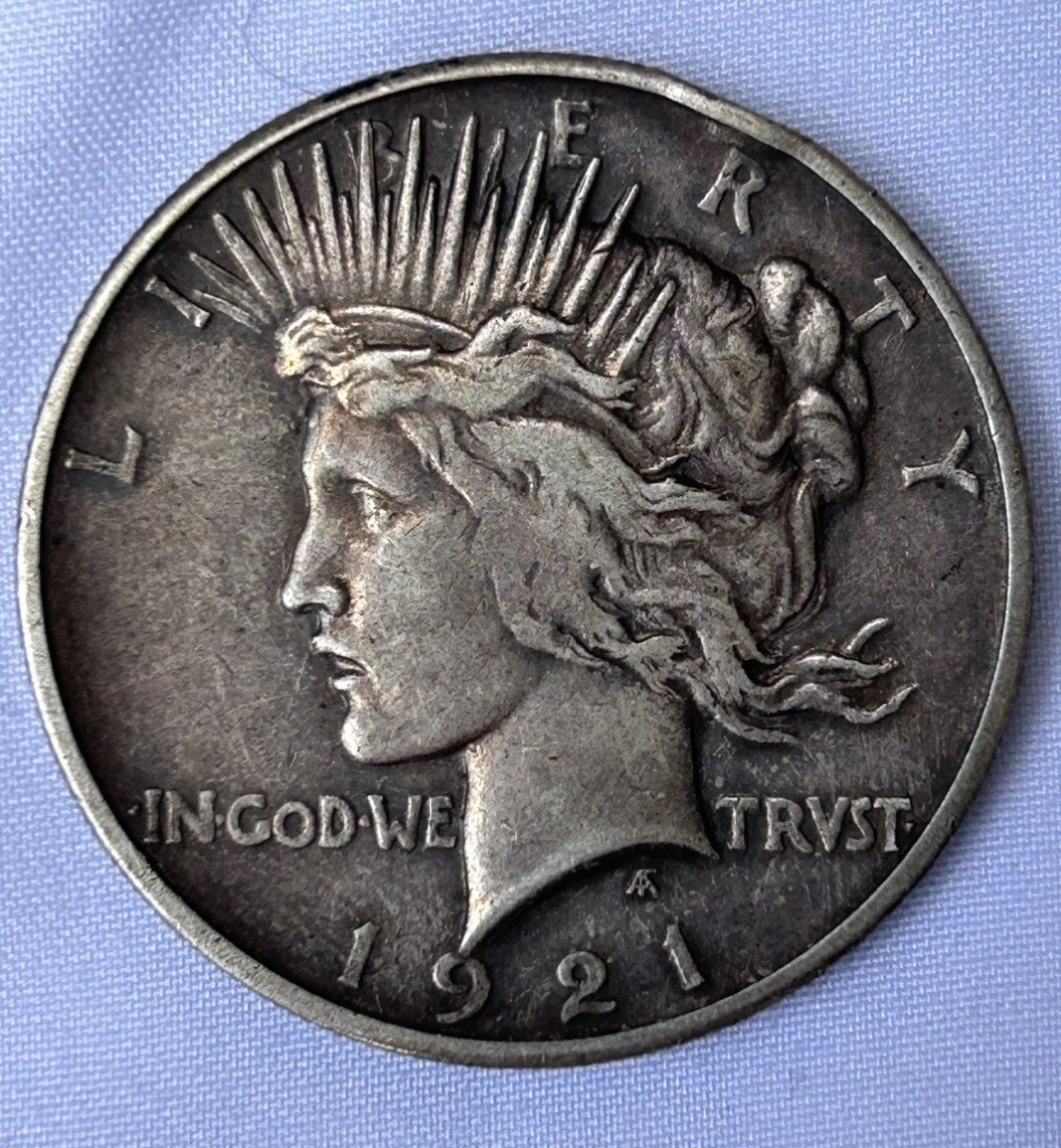 1921 Silver Peace Dollar -XF