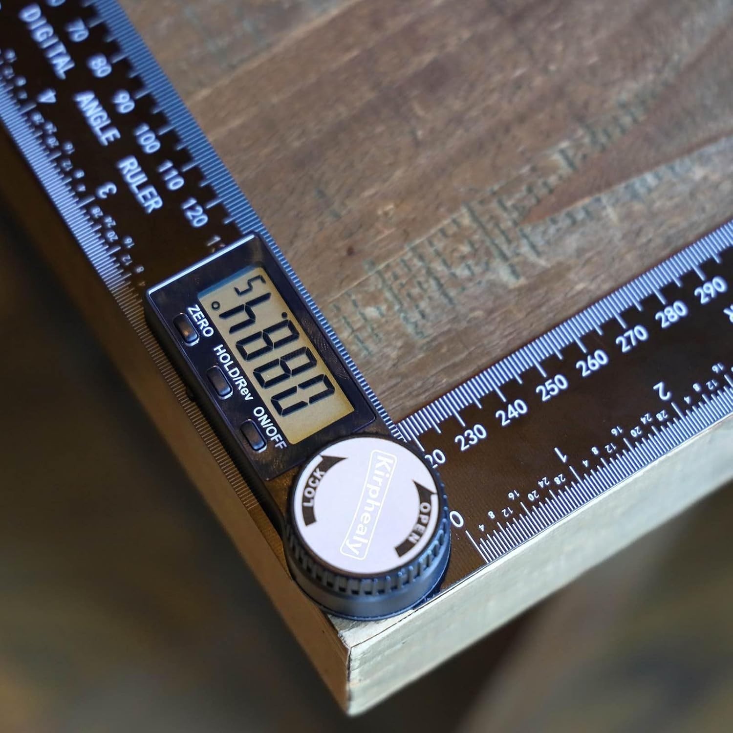 Digital Angle Finder Protractor 7inch 200mm Angle Gauge Adjustable for
