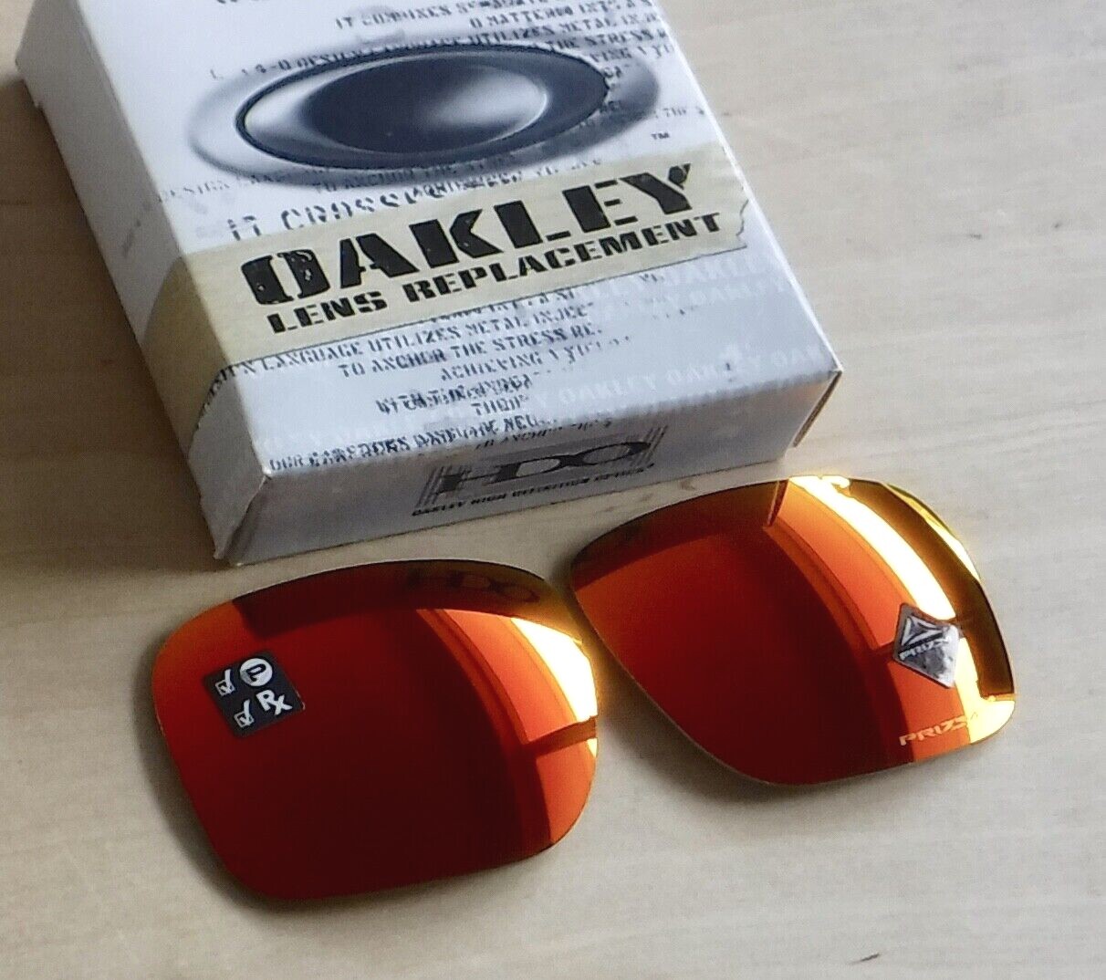 Oakley Holbrook 9102 Sunglasses Polarized Prizm Ruby replacement Lens