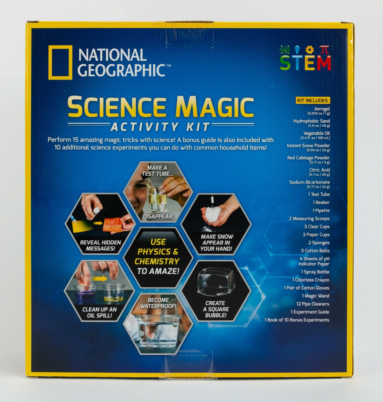 **NEW** National Geographic Science Magic Activity Kit STEM 25 Easy Magic Tricks