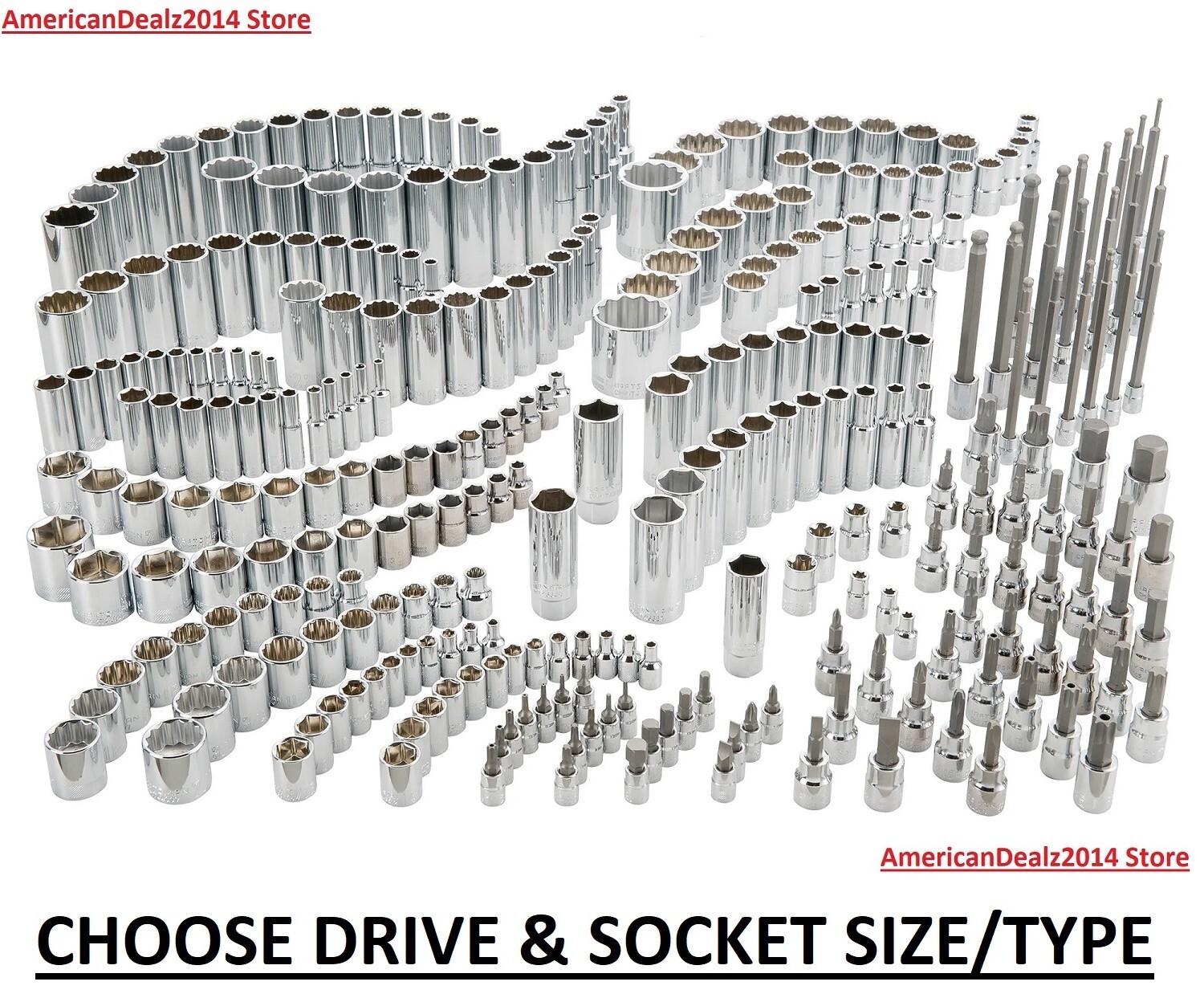 Craftsman 1/4" OR 3/8" Drive METRIC Choose Size & Shallow/Deep 6-Point Socket