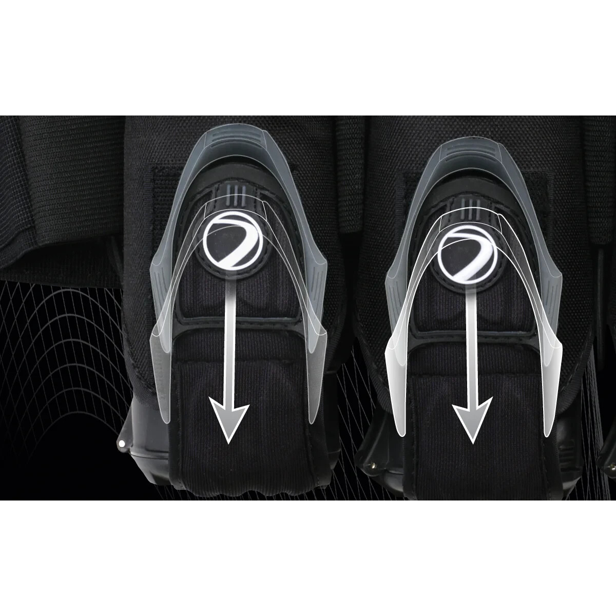 Dye Assault Pack PRO Harness 3+4 Black