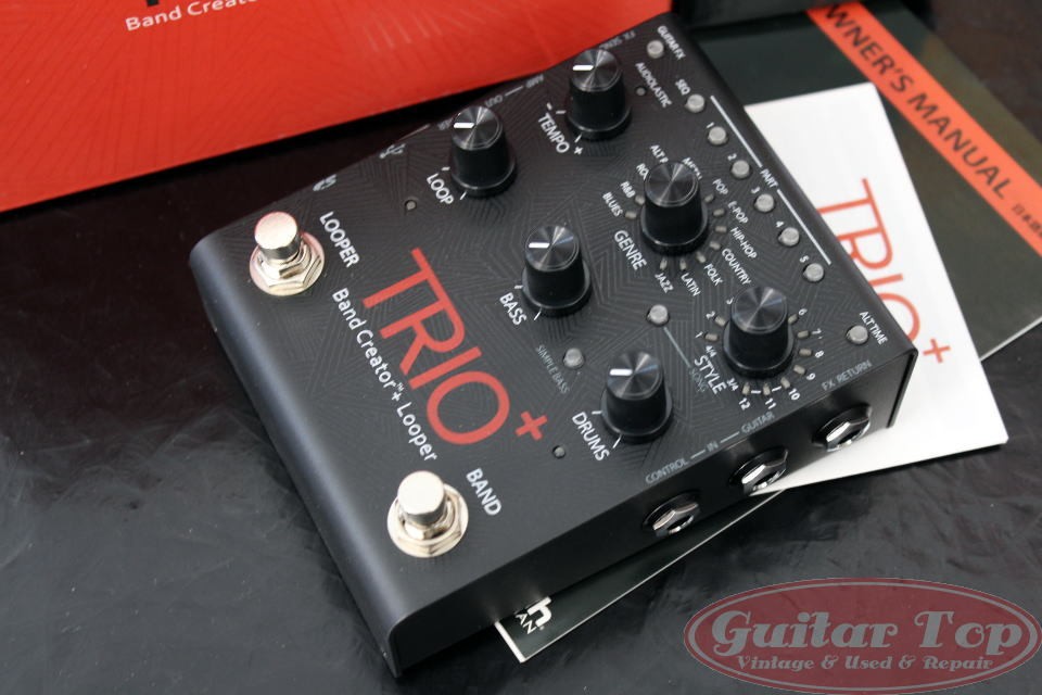 DigiTech TRIO+ Band Creator Looper Guitar Effects with Power Adapter Used