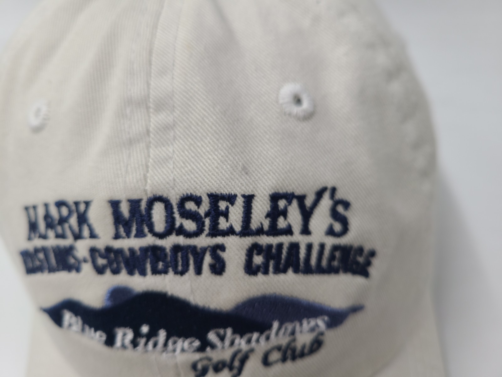 Blue Ridge Golf Club Mark Moseleys Challenge Ahead Strapback Adjustable Hat Cap