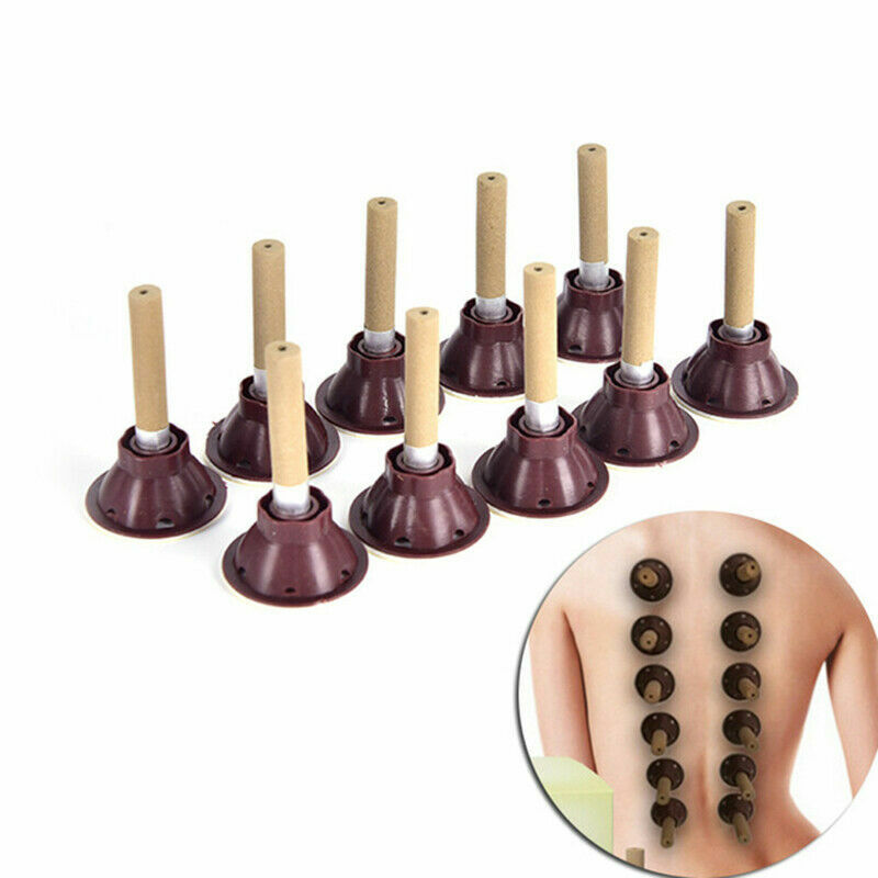 100pcs Points Moxibustion Moxa Stick Tube Paste Self-stick Mini Acupuncture Lot