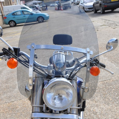 18"x16" Large Clear Windscreen Windshield For Triumph Bonneville America