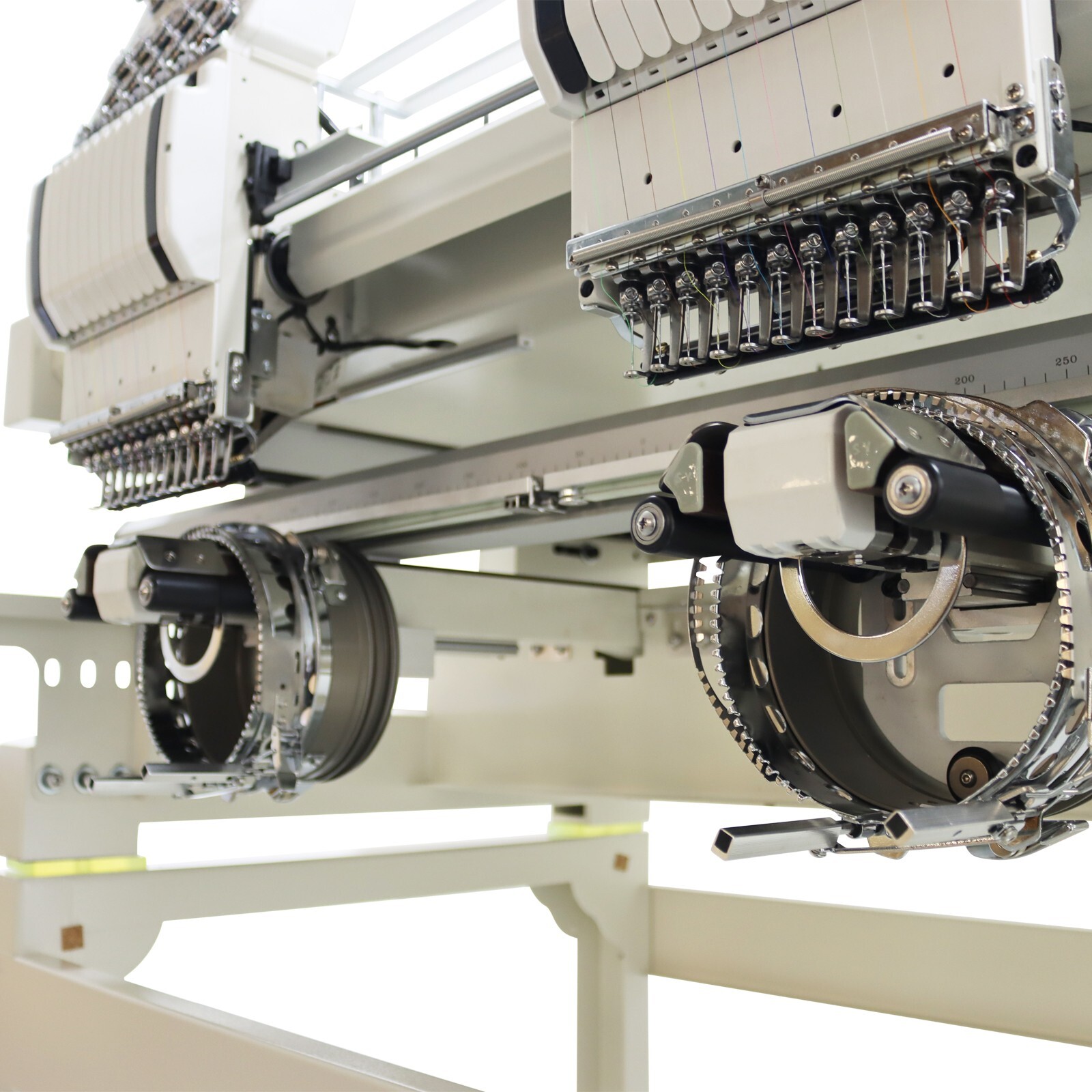 Double-Head 12 Needles Automatic Embroidery Machine Flat Hat DIY 15.7*19.7in