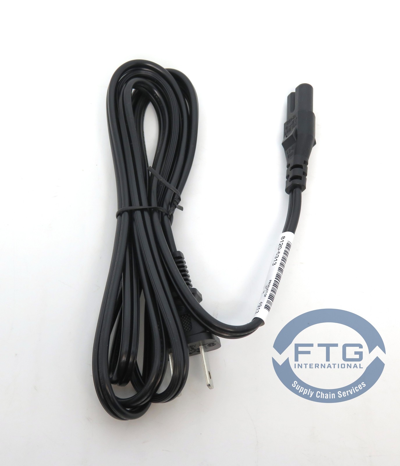 8120-6313 HP Power Cord Black 2 wire 18 AWG 1.8m