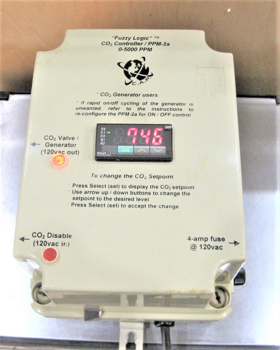 Fuzzy Logic PPM-2a Co2 Controller/Monitor CAP 4amp/120V