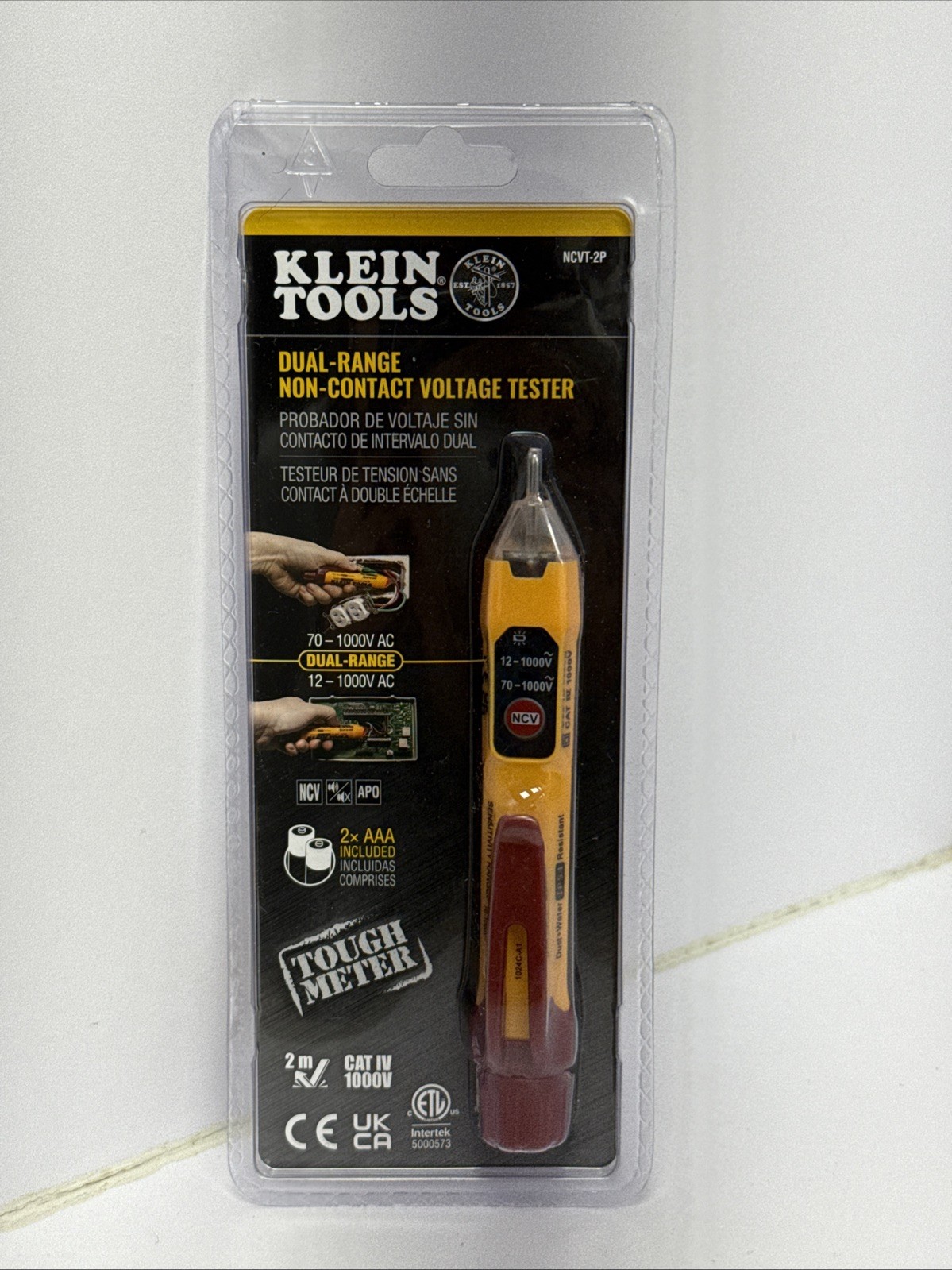 Klein Tools NCVT-2P Dual Range Non-Contact Voltage Tester
