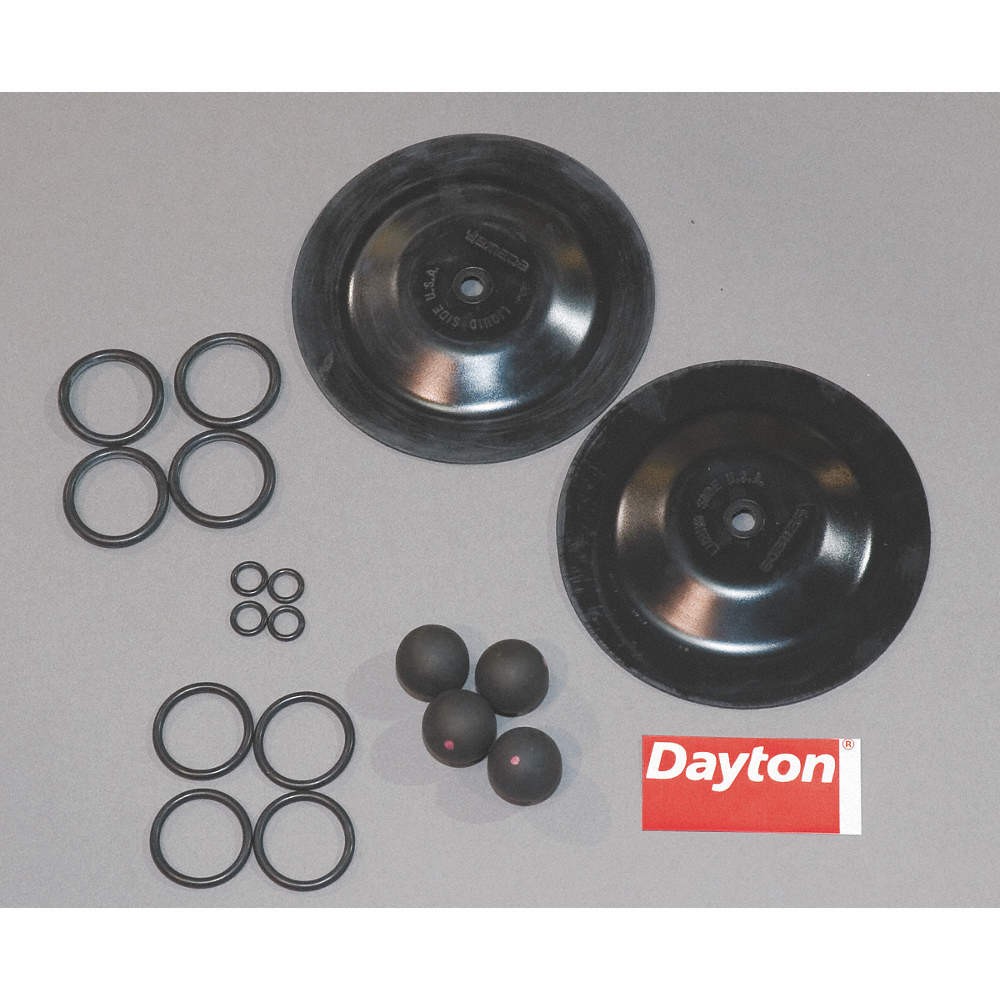 DAYTON 6PY65 Diaph. Pmp Rpr Kt,Buna-N,For 6PY42 6PY65