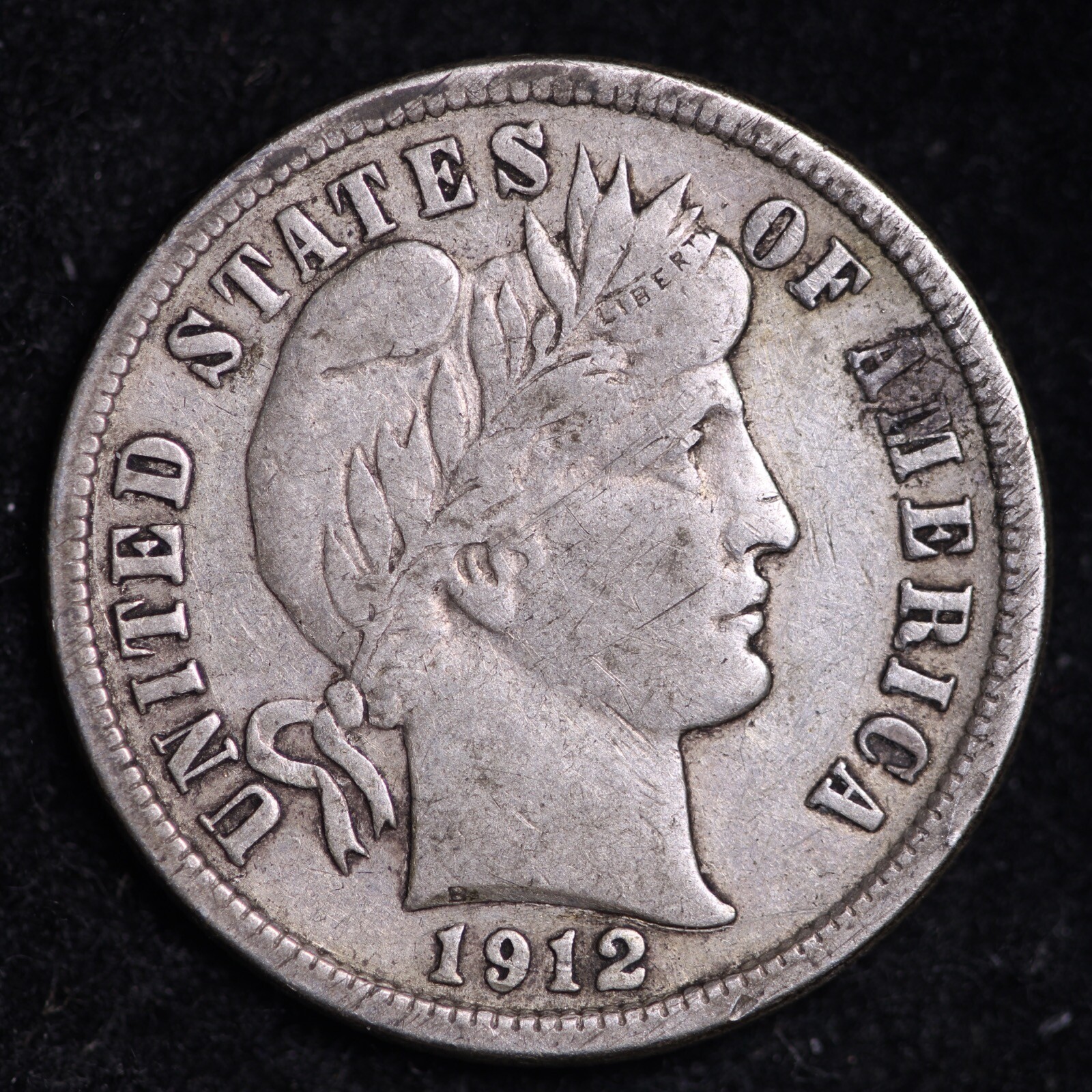 1912-D Barber Dime CHOICE XF FREE SHIPPING E646 JM