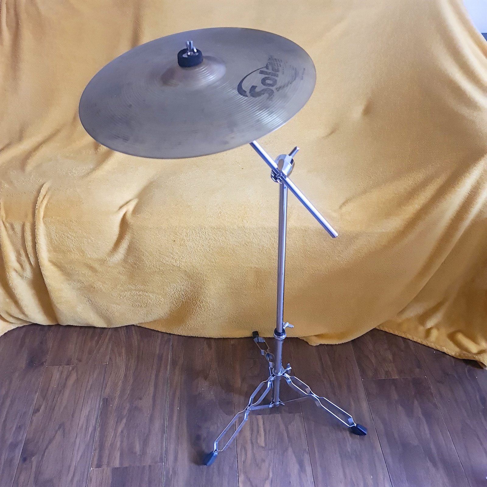 Sabian Solar 14" Hi-Hat Cymbal with Boom Stand – Made in Canada Drum Setup Part