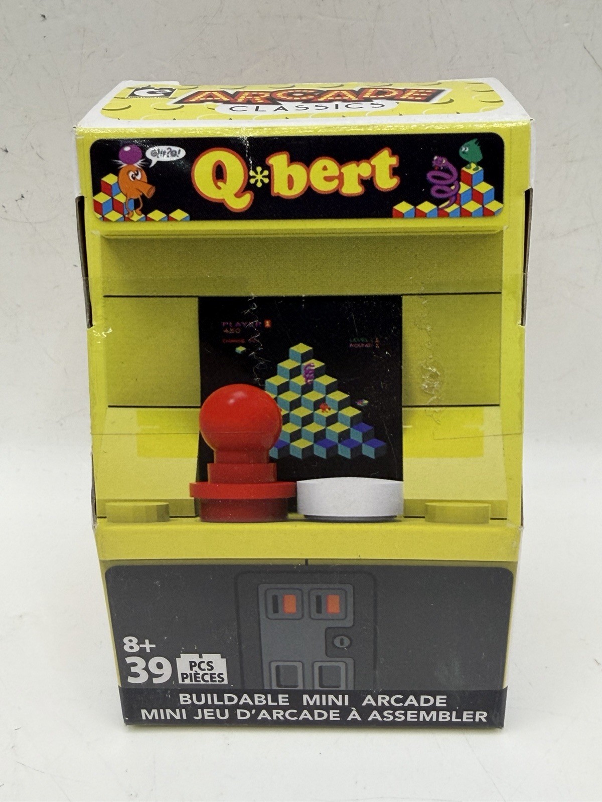 Arcade Classics Buildable Mini Arcade Qbert Q-Bert C3 Construction New Sealed 8+