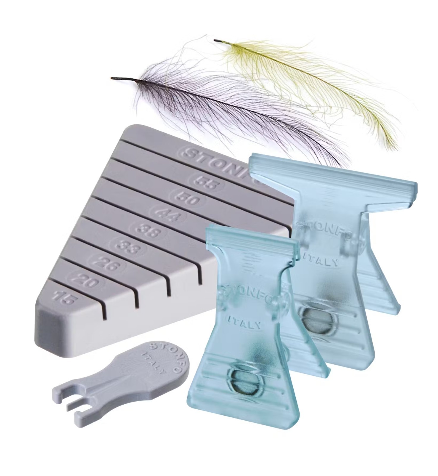 Stonfo Dubbing Loop Kit Block , Clamps ,Compactor Tools Fly Tying Tools 764